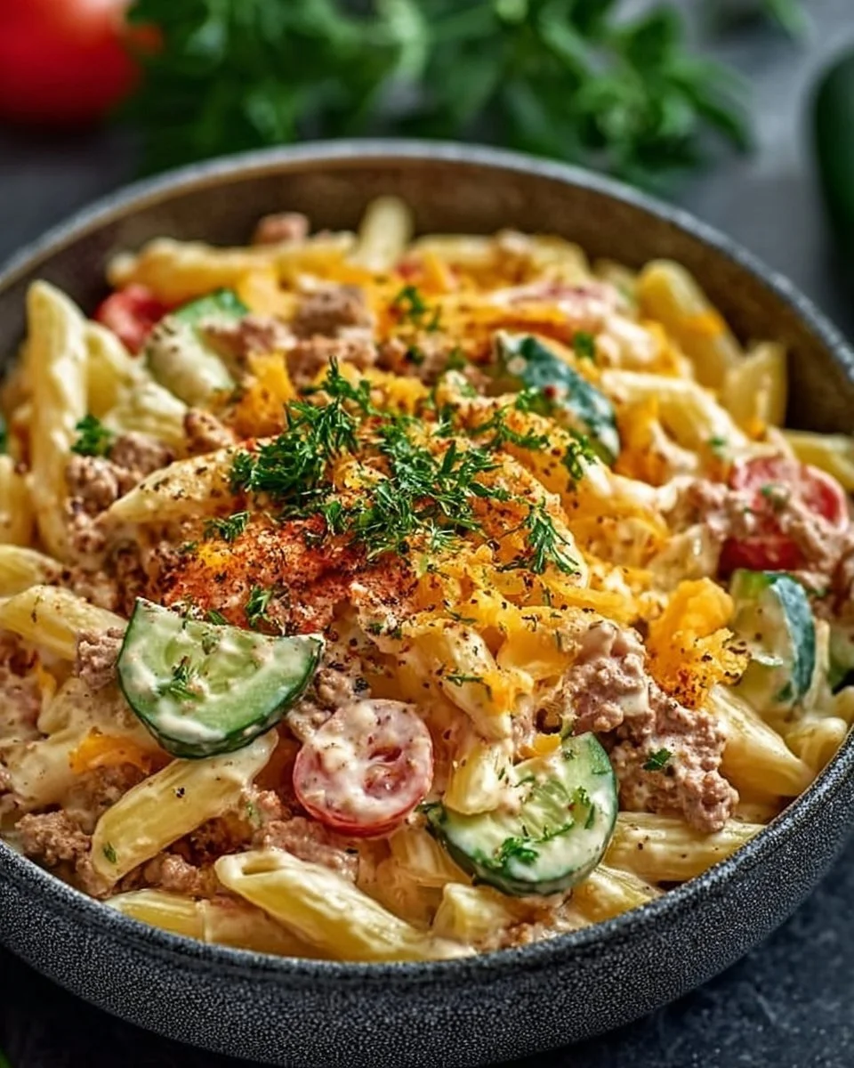 Big Mac Nudelsalat: Der perfekte Party-Salat für jeden Anlass