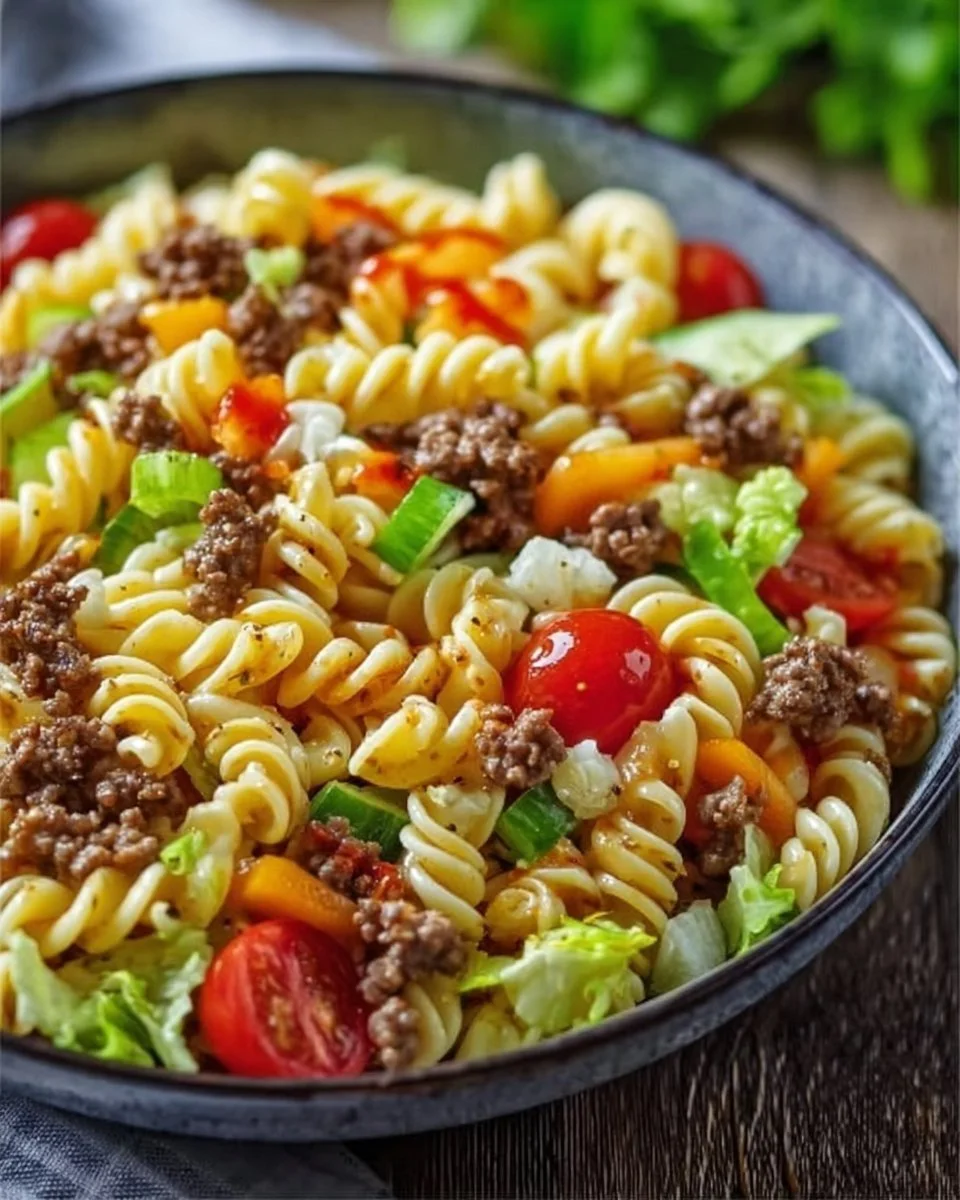 Big Mac Pastasalat – Das schnelle Rezept für Burgerfans