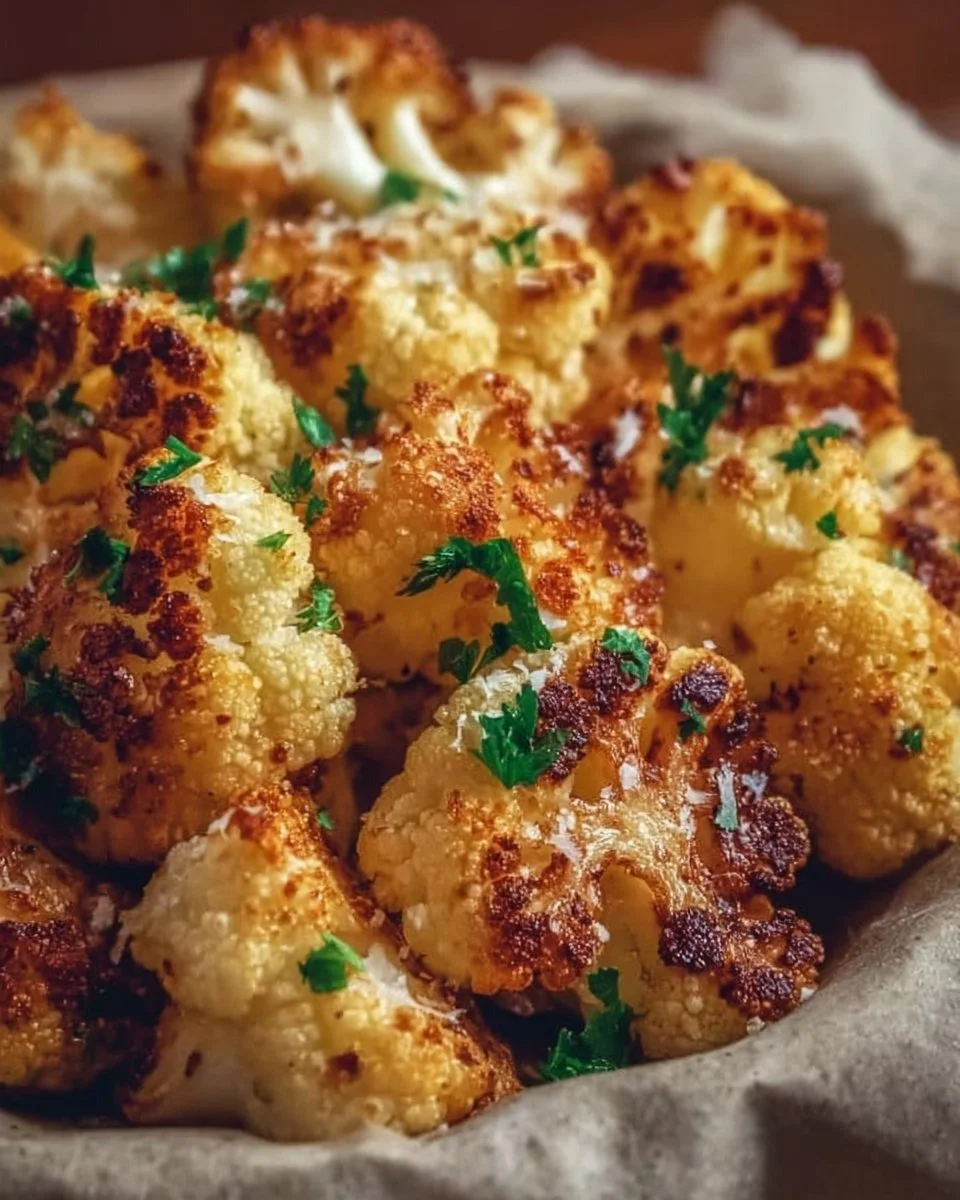 Crispy Cauliflower from the Air Fryer