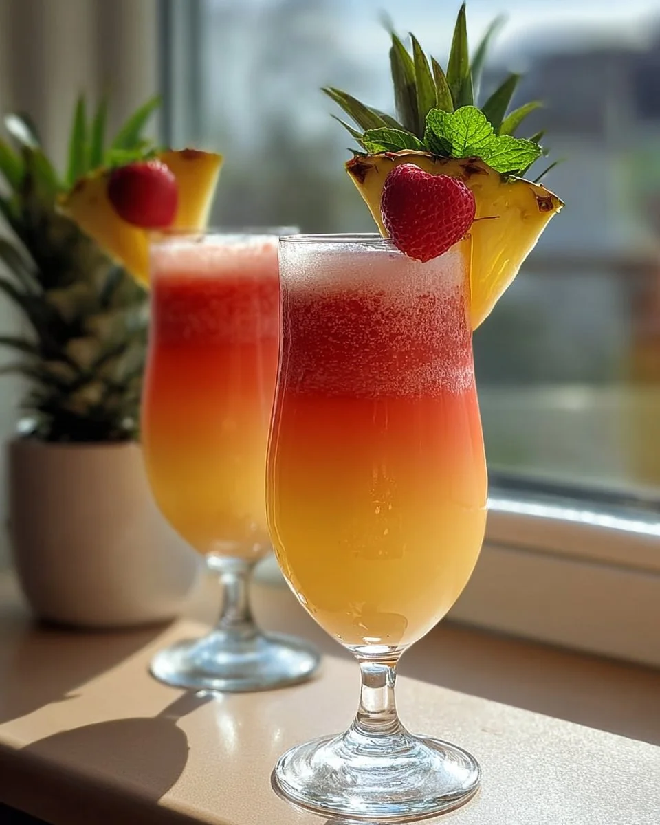 Erfrischende Ananas Pink Limonade für feierliche Anlässe