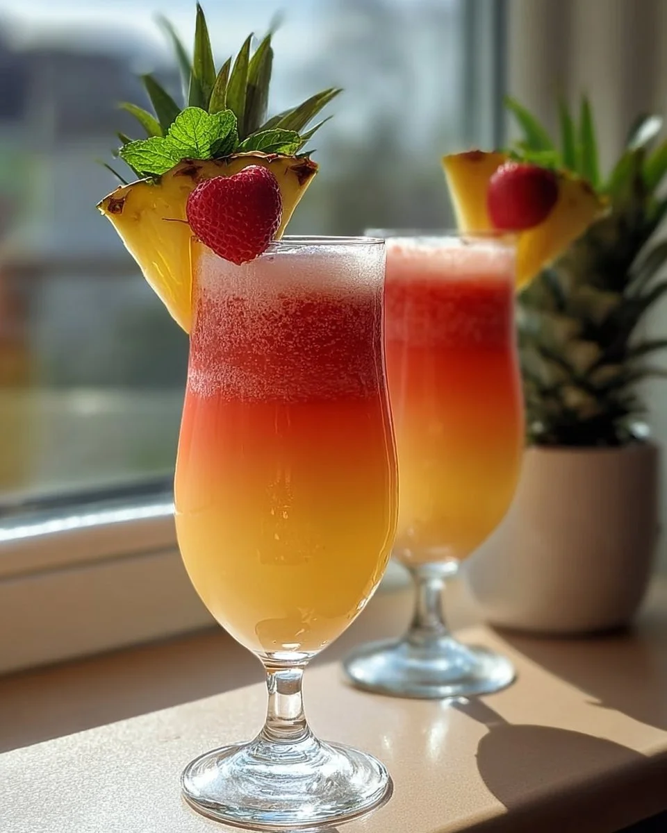 Erfrischende Ananas Pink Limonade für jede Party