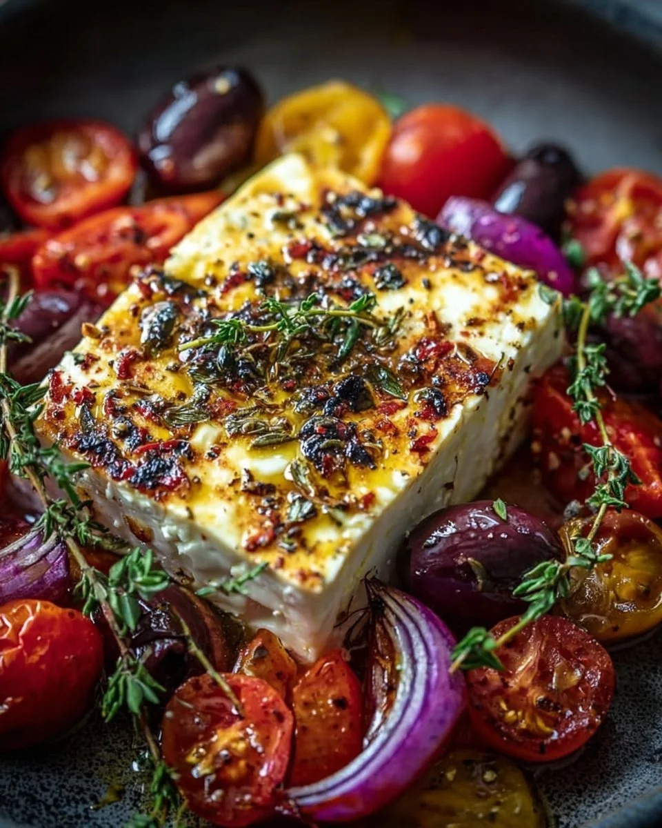 Feta aus dem Airfryer zubereitet, knackig und goldbraun