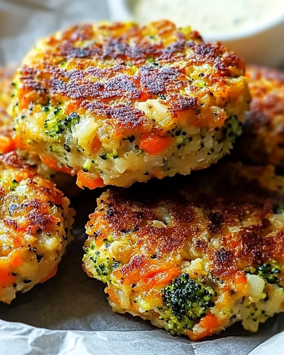 Gesunde Gemüsefrikadellen auf einem Teller serviert