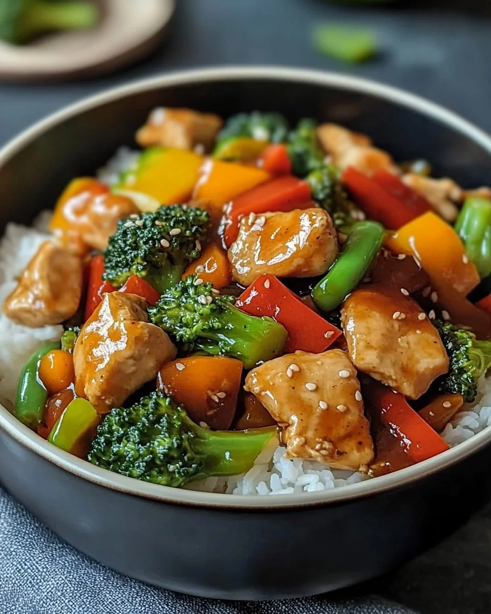 Hähnchen-Gemüsepfanne