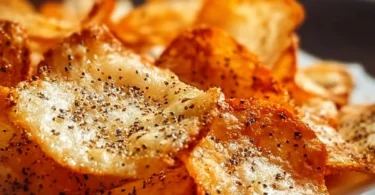 Hüttenkäse-Chips: Knuspriger und gesunder Snack aus Hüttenkäse.
