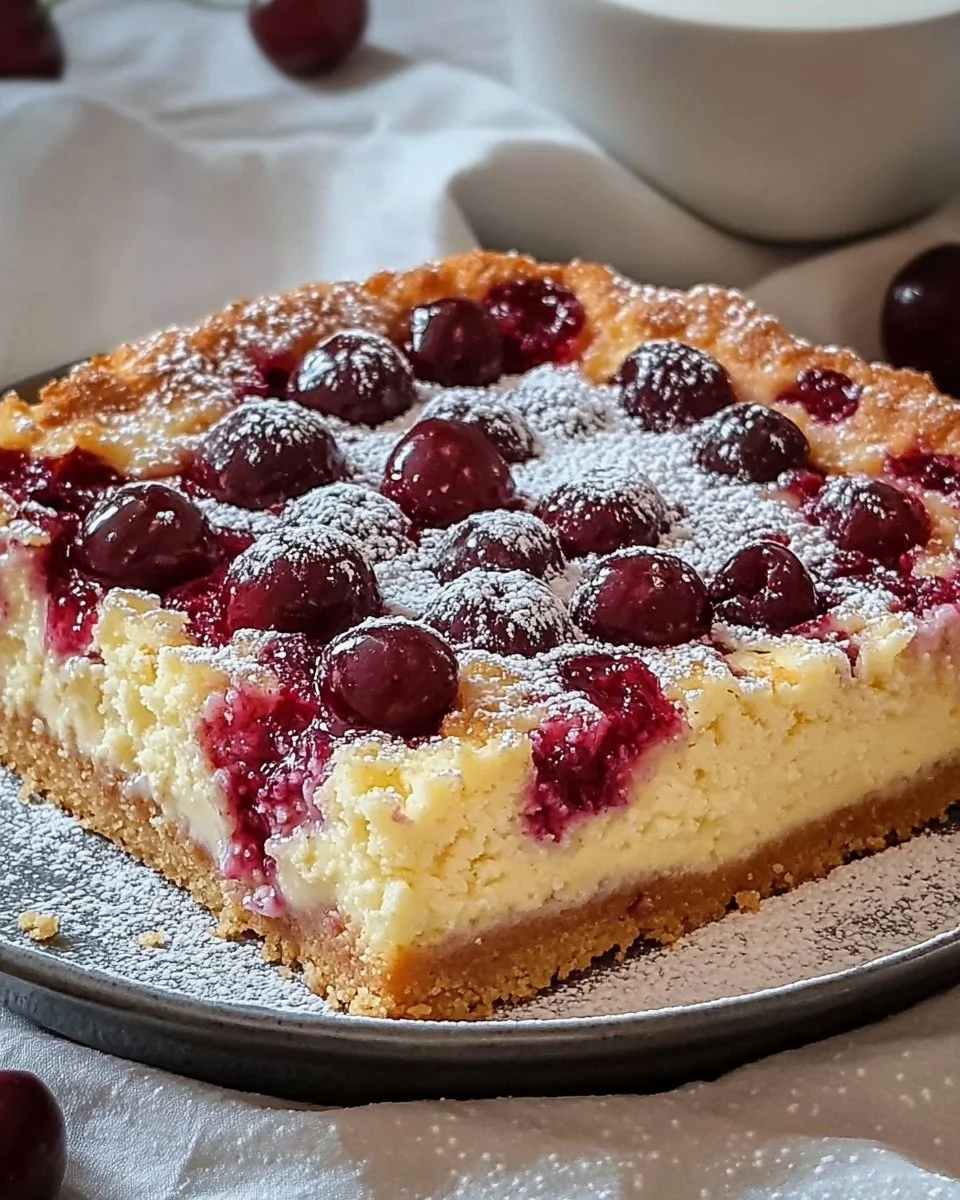 Kirsch Pudding Kuchen