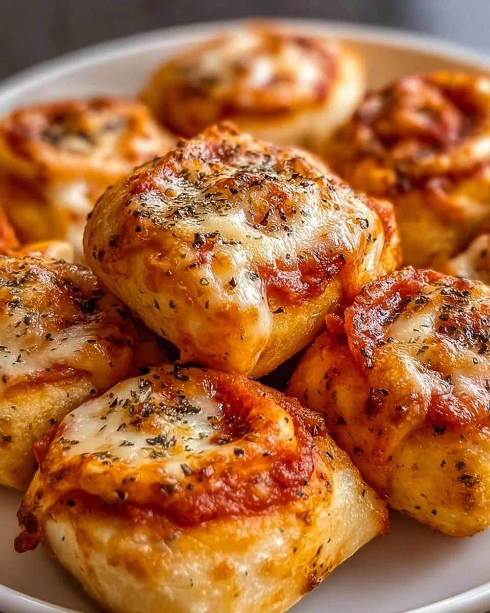 Knusprige Air-Fryer-Pizza-Rollen in Minuten zubereiten