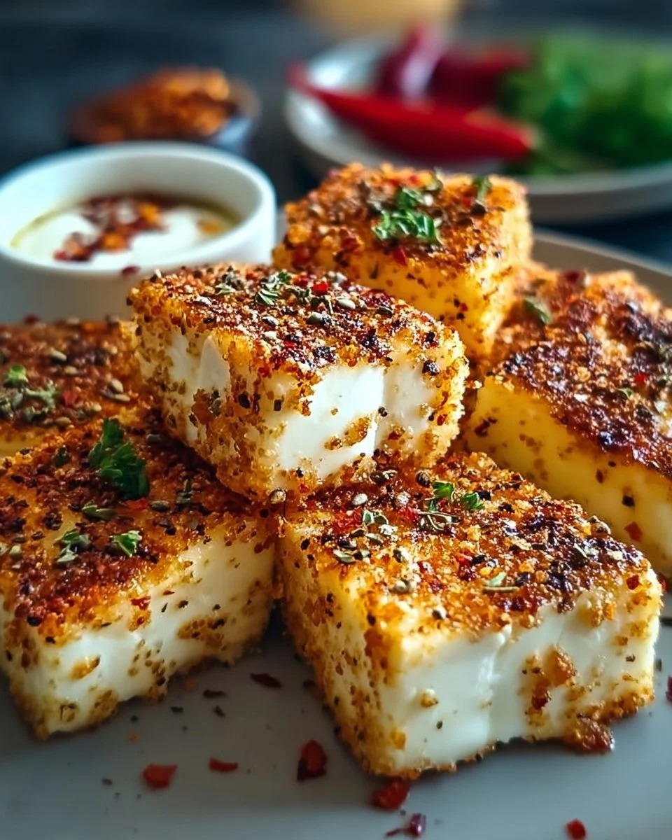Knuspriger Crispy Feta aus dem Airfryer – unwiderstehlich lecker!
