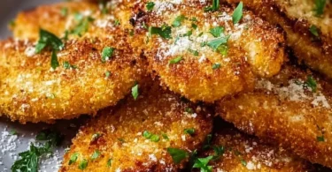 Knuspriges Parmesan Hähnchen im Airfryer Rezept
