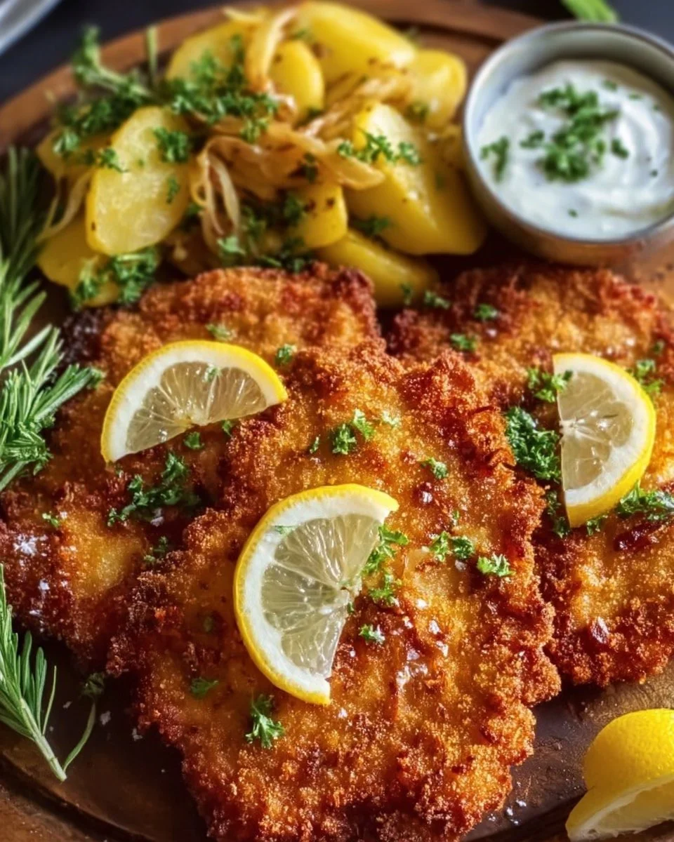 Knuspriges Zwiebel-Schnitzel aus der Heißluftfritteuse zaubern
