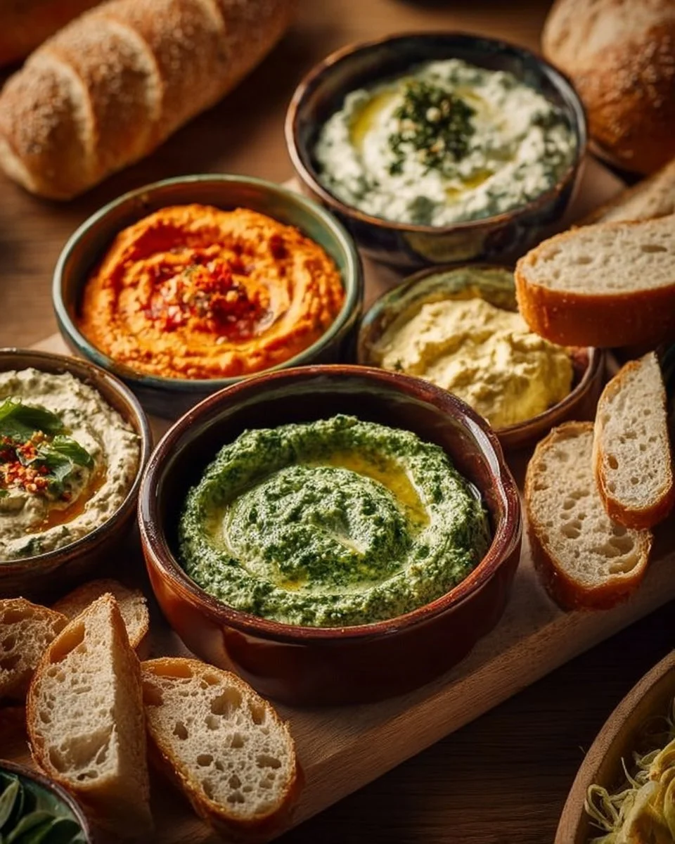 Leckere Dips für Brot selber machen