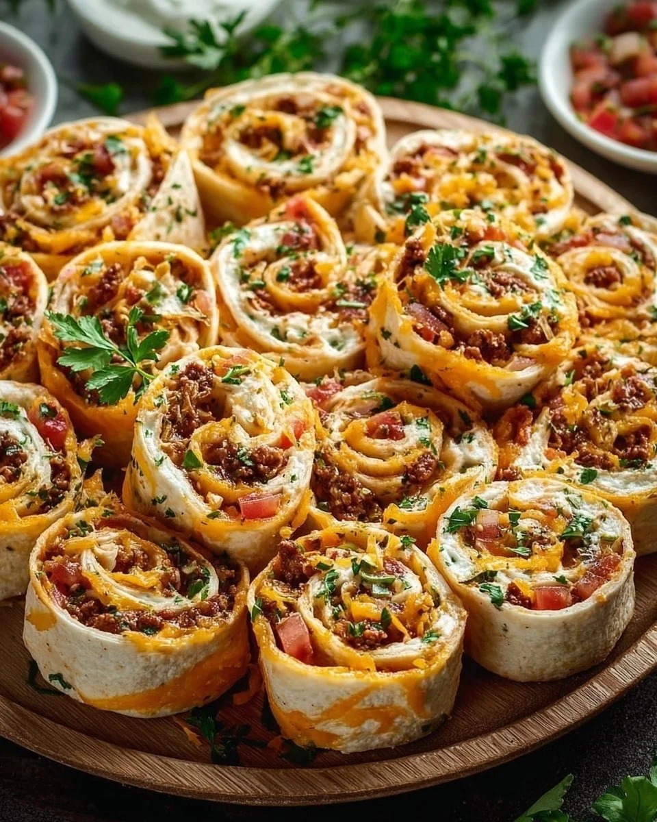 Leckere Taco Pinwheels – Ideal für jede Party & Appetizer!