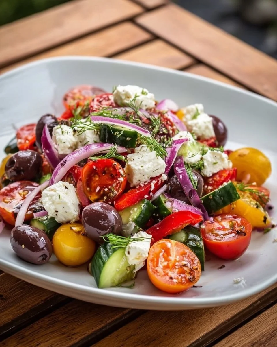 Mediterranean Salad for Grilling