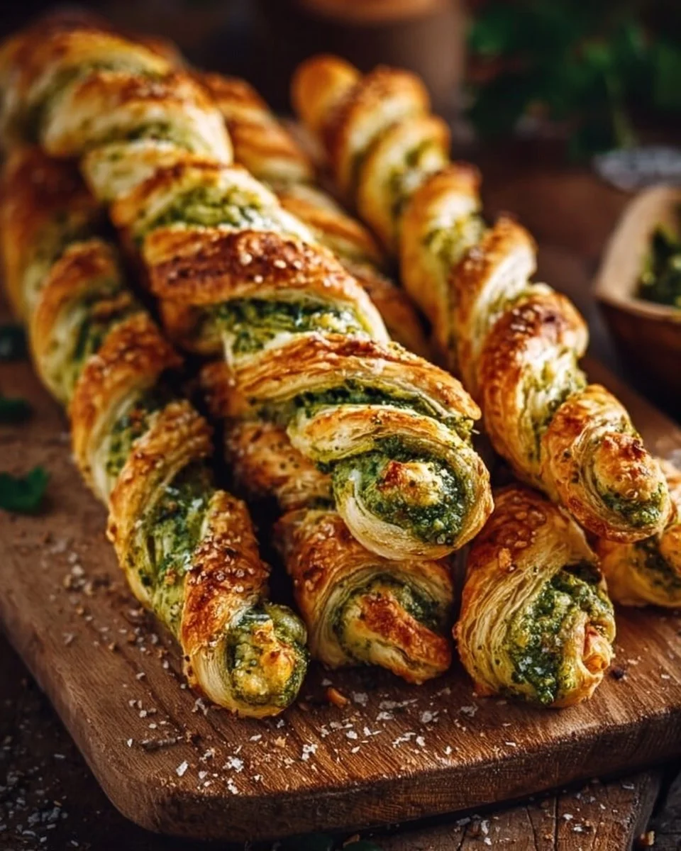 Pesto-Drehungen: Schnelles italienisches Genussvergnügen