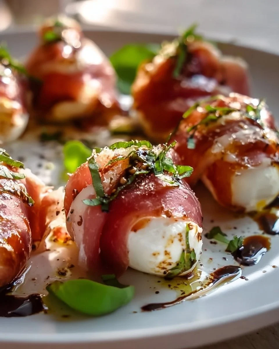 Rindfleisch-Prosciutto-Mozzarella-Häppchen: Einfach & Lecker!