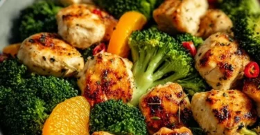 Ein leckeres Abendessen zubereitet im Airfryer