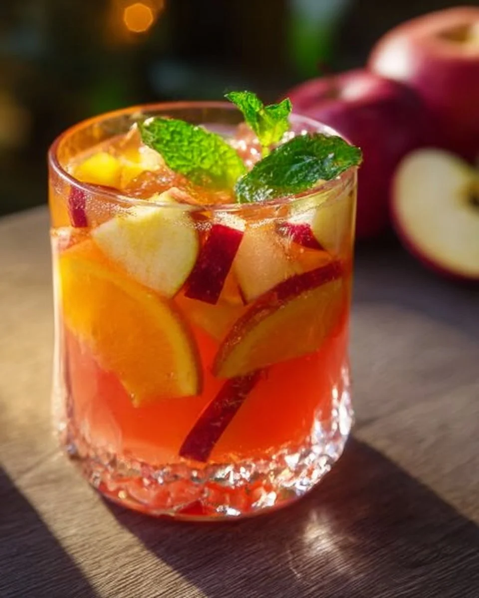 Elegante Sex-on-the-Beach-Schale mit erfrischendem Cocktail