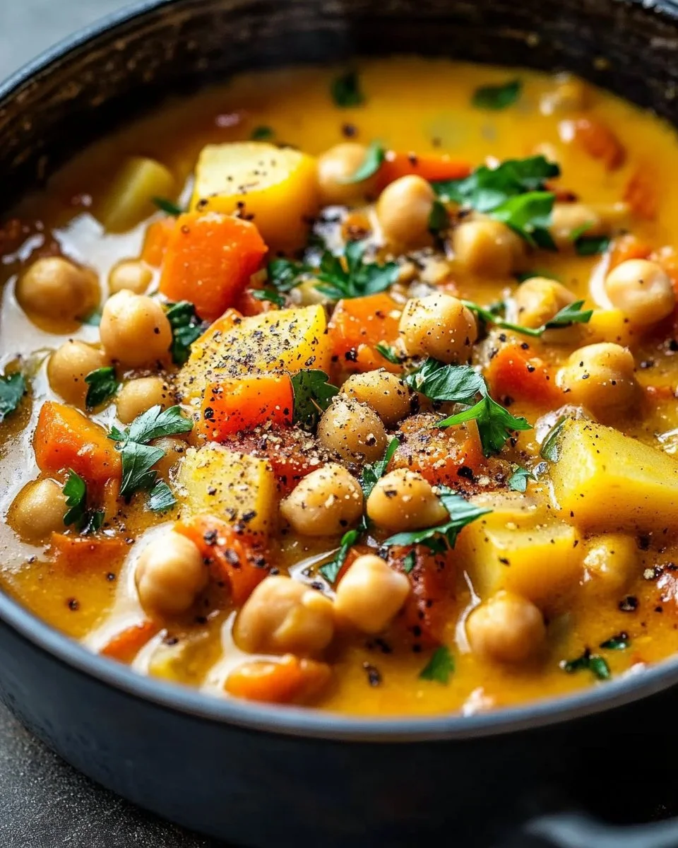 Würziger Kichererbseneintopf