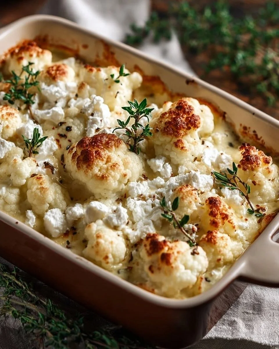 Blumenkohl-Hack-Auflauf mit Feta