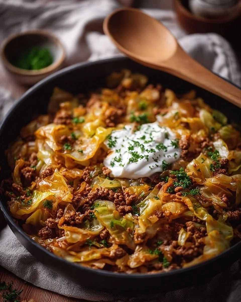Bombastische Spitzkohl-Hackfleisch-Pfanne