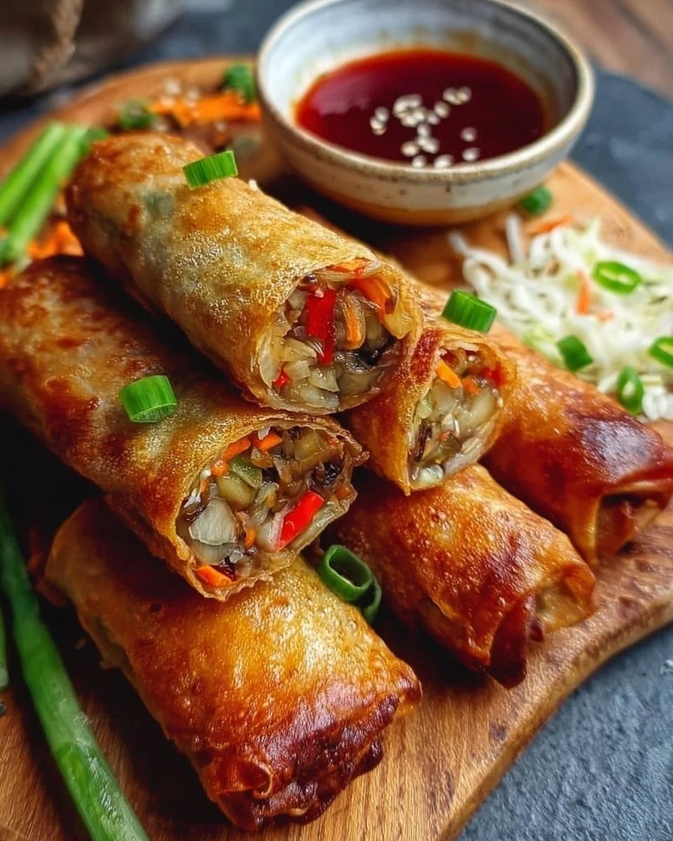 Crispy Frühlingsrollen aus dem Airfryer