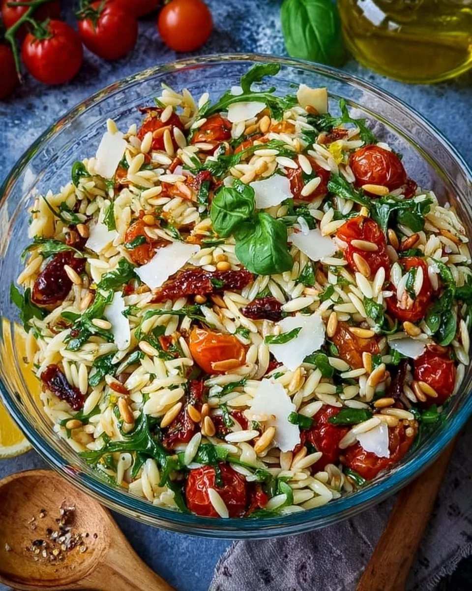 Italienischer Orzo Salat