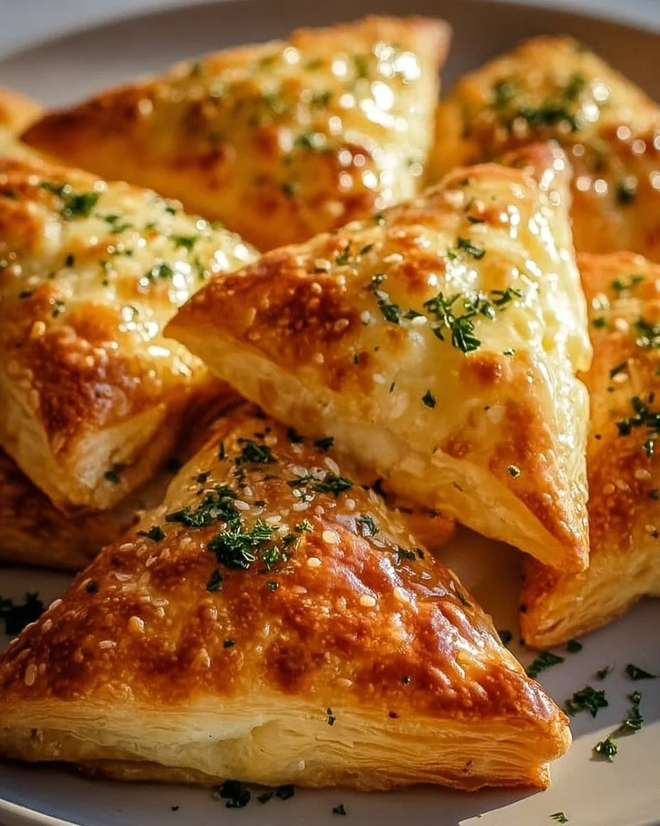 Knusprige Käse-Dreiecke