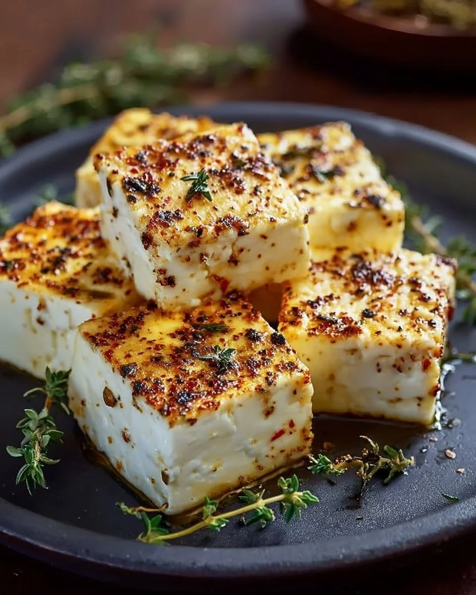Köstlicher Feta im Airfryer