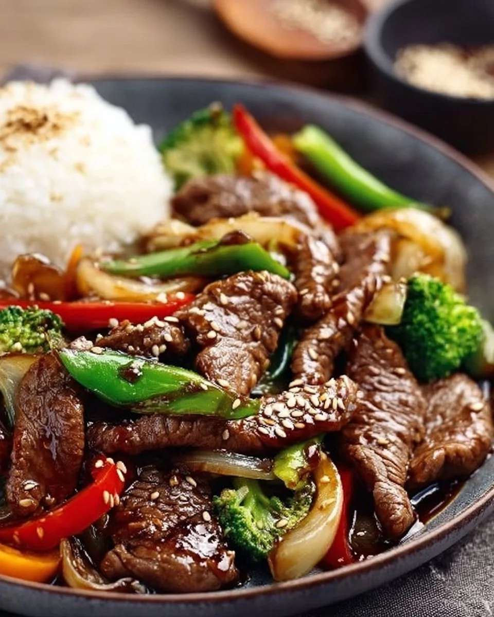 Mongolisches Rindfleisch