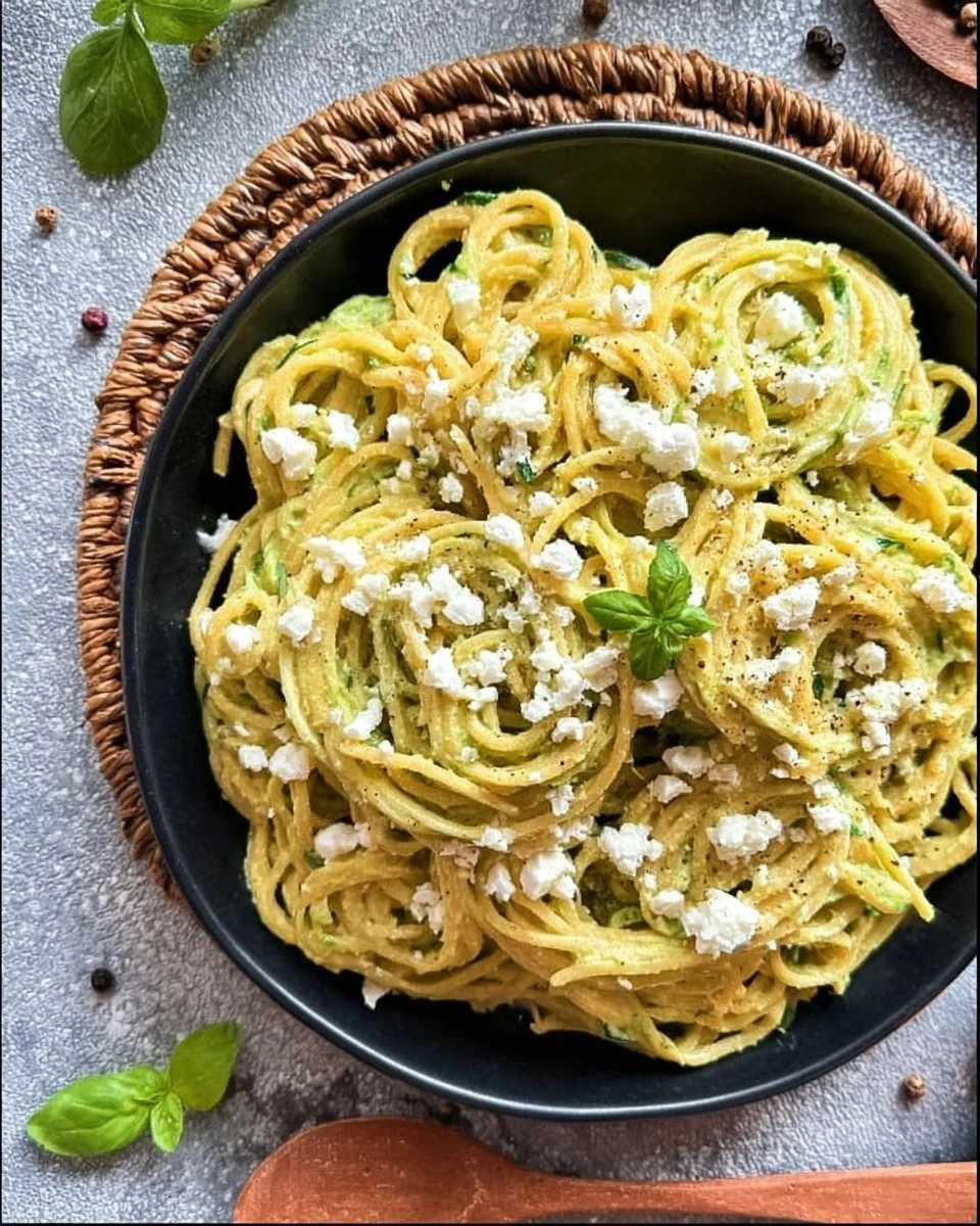 Pasta in Zucchini-Sauce