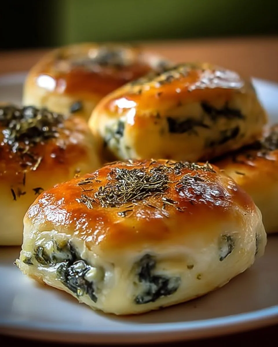 Spinat Hüttenkäse Flagels