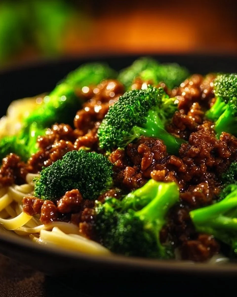 Teriyaki-Hackfleisch-Pfanne