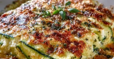 Leckere Zucchini-Cottage-Cheese-Casserole aus frischen Zutaten